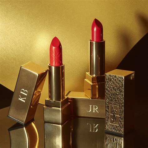 YSL monogrammed lips